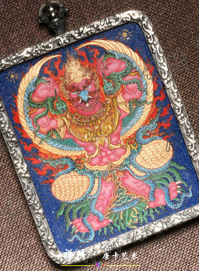 微唐吊坠男女银壳布本