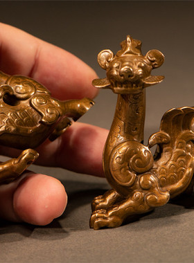 OGRM青铜双翼兽摆件艺术品博物馆