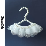 Шарф, милый чокер, слюнявчик из жемчуга, кружевное платье