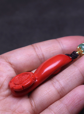 朱砂如意包挂钥匙扣挂件饰品