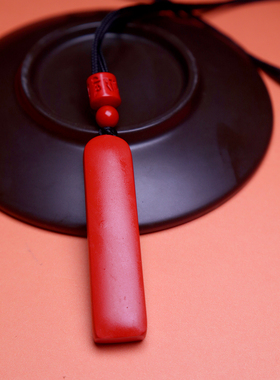 保真朱砂彩绘唐卡吊坠挂件