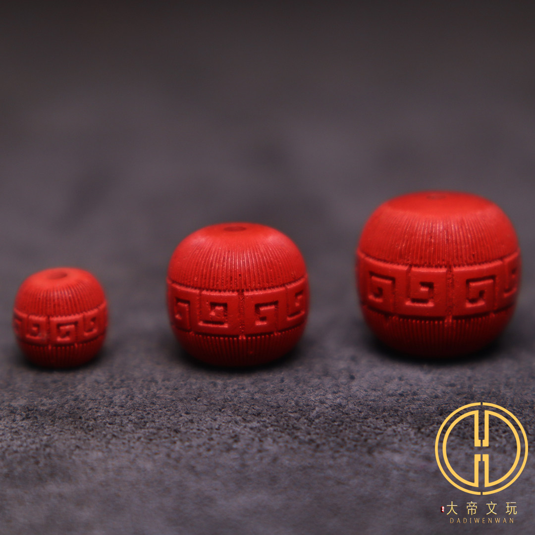 天然原矿朱砂红砂回纹老型这顶腰珠隔珠散珠菩提手串手工diy配饰,淘宝优惠券,粉丝福利购,淘宝优惠卷