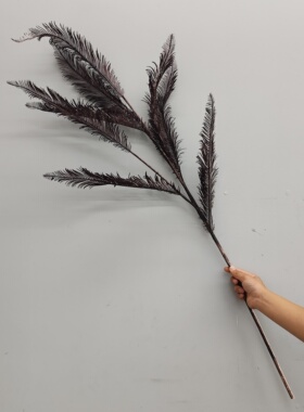 黑暗系仿真假花大葵叶马齿叶波斯草插花配材假花软装婚庆拍摄摆设
