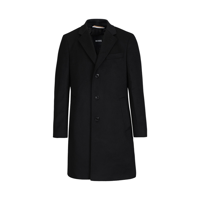 Hugo Boss男士2025新款冬季商务休闲保暖外套长款羊毛羊绒呢大衣,淘宝优惠券,粉丝福利购,淘宝优惠卷
