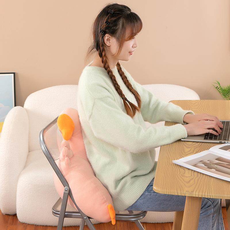 冰豆豆凉感大鹅椅子垫办公室靠垫久坐护腰汽车座椅靠背沙发坐椅,淘宝优惠券,粉丝福利购,淘宝优惠卷