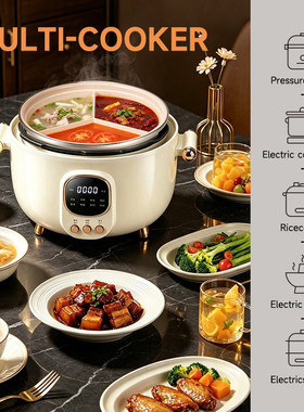 跨境热销5L台标美标现货三格高压电饭煲electric pressure cooker