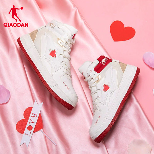 乔丹板鞋女鞋2025冬季新款鞋子情侣鞋休闲运动鞋小白鞋男增高厚底 - 图2