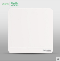 Schneider Electric midway switch open multi-control post-series mirror porcelain white pure flat panel