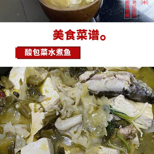 重庆酸辣泡菜卷心菜正宗老坛母水泡包菜莲花白开胃圆白菜四川泡菜 - 图2