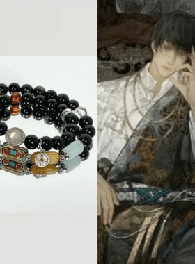 盗墓笔记张起灵同款手链爆款印象手链古风稻米高级设计串珠手串链