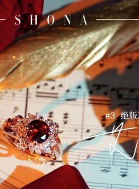 时空中的绘旅人艾因戒指周边衍生款绝版玫瑰婚戒花嫁情人节礼物戒