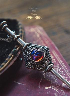 血盟项链925纯银手工制造龙息石