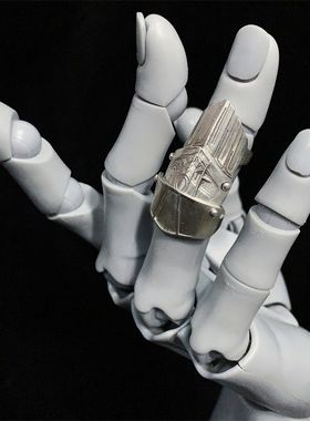 JOJO的奇妙冒险波波波鲁那雷夫银色战车设计感高级感替身盔甲戒指