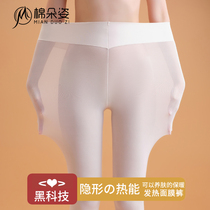 Winter Ultrathin Fever Warm Pants Lady Thermal Muscle Underpants Line Pants Big Code Inside Wearing Tympantypants Womens Underpants