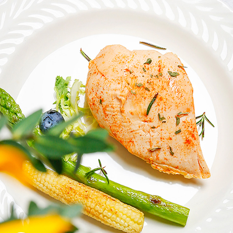 【欣灵】健身餐即食100g5袋鸡胸肉 欣灵食品鸡胸
