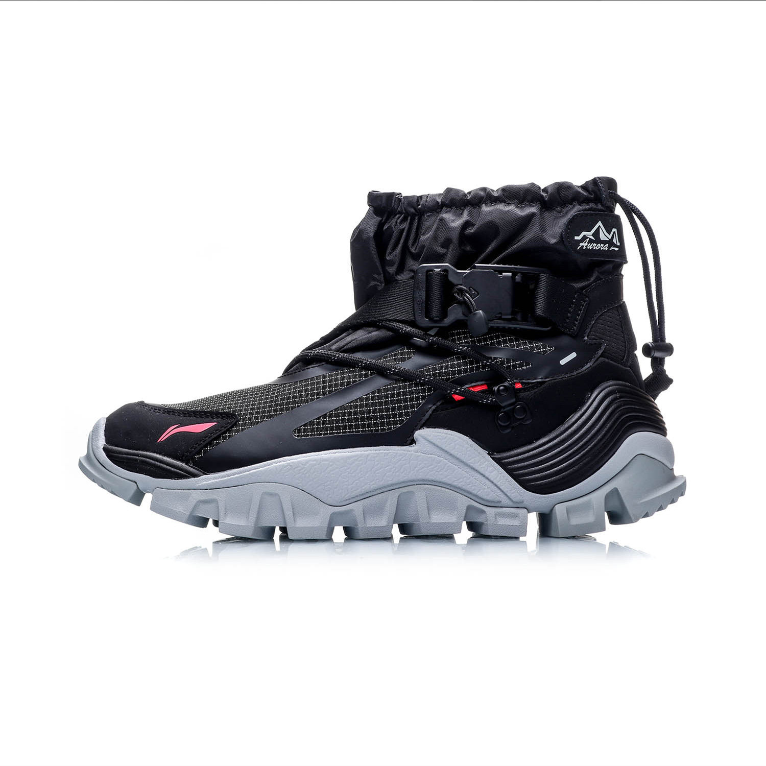 李宁正品纽约时装周走秀极光山行男高帮休闲鞋透气运动鞋AGLP155,淘宝优惠券,粉丝福利购,淘宝优惠卷