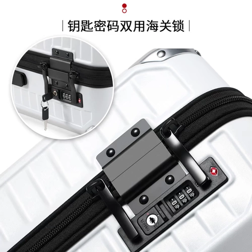 Чемодан с молнией, портативная коробка подходит для мужчин и женщин, 20 дюймов, 24 дюймов