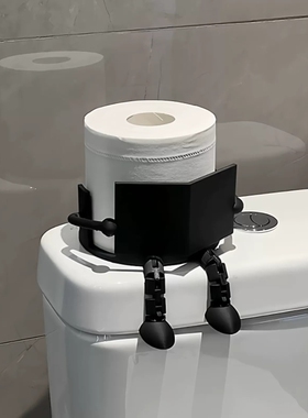 【拉屎搭子】看书小人卷筒卫生纸架家用化妆室厕所纸巾架创意3D打