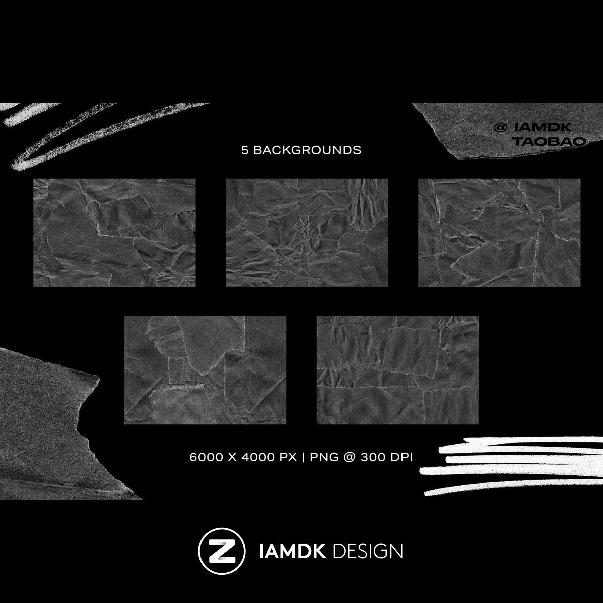 91款复古做旧工业风褶皱涂鸦线条撕纸纸片拼贴PNG免抠图片素材