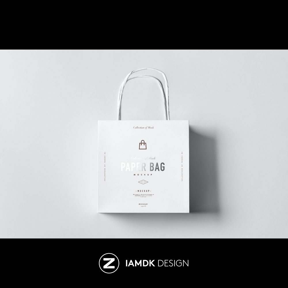 Paper Bag Mockup 8款商城购物纸质手提袋样机模板集 M2020071202 - 图2