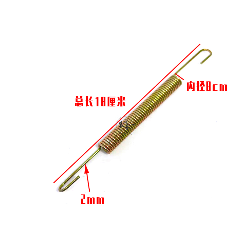 电动三轮车脚刹回位拉簧刹车拉簧加粗拉簧支架簧弹簧支持簧脚刹簧 - 图0