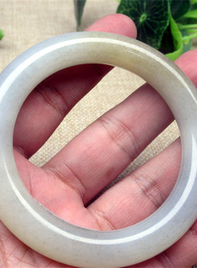 支持复检正品保真 山料青花带糖圆条镯 天然玉石新疆和田玉手镯