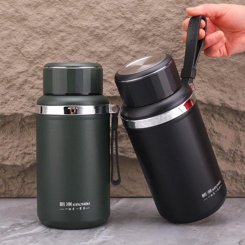 不锈钢保温杯男款大容量户外便携水壶高端商务焖泡茶杯子定制刻字,淘宝优惠券,粉丝福利购,淘宝优惠卷