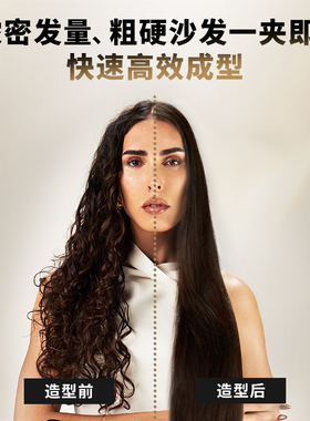 【保价双11】ghd钻光MAX高精智能宽面造型夹直板夹直卷两用持久