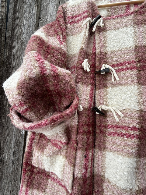 Fuduer tweed mid-length coat