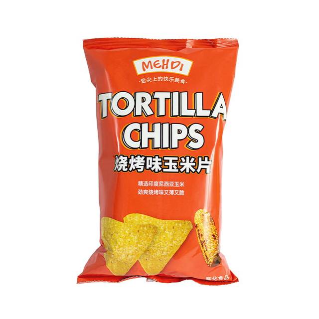 MEHDI barbecue flavor corn flakes original puffed snack food imported from Indonesia 140g
