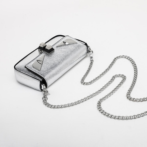 ins风斜挎链条包