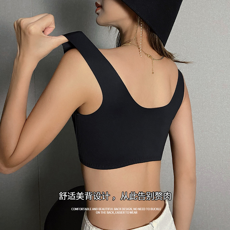 薄款大胸显小防下垂收副乳胸罩 系影文胸