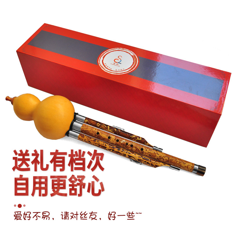 旗舰店小学生初学降b调成人葫芦丝 声聆乐器葫芦丝