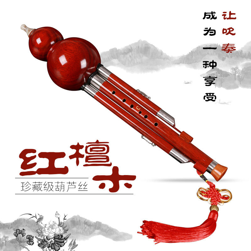 葫芦丝专业演奏型c调降b调大胡芦丝 声聆乐器葫芦丝