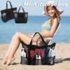 Beach bag storage bag swimming large capacity mesh bag washing