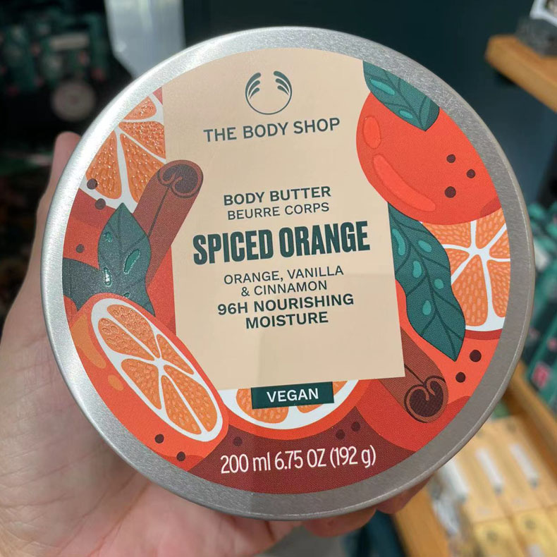 英国THE BODY SHOP 身体补湿润肤乳霜200ml芒果/辣木花/草莓/杏仁 - 图3