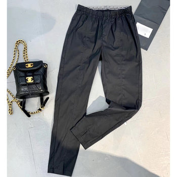 European Station Nine-Point Pants 2024 Spring and Summer New Slit Ultra-Thin Mask Pants Paper Leather Pants Pencil Pants Small Foot Pants Women's Pants