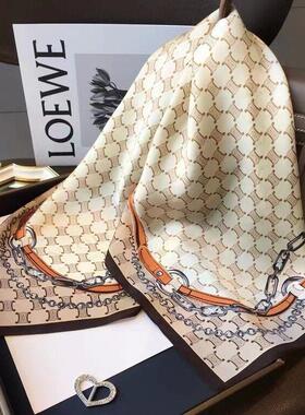 70 Square scarves a versatile sun-protective scarf 百搭围巾