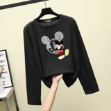 Весенняя базовая приятная телу белая футболка, лонгслив, 2022, в корейском стиле, большой размер, подходит для полных девушек