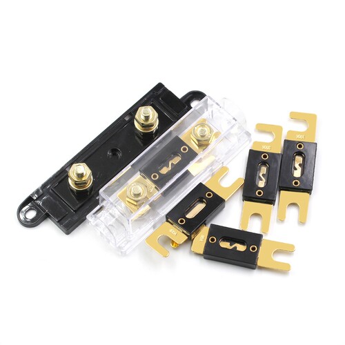 大号叉栓式汽车保险丝片30A 50A 80A100A250A-500A大功率ANM MEGA - 图2