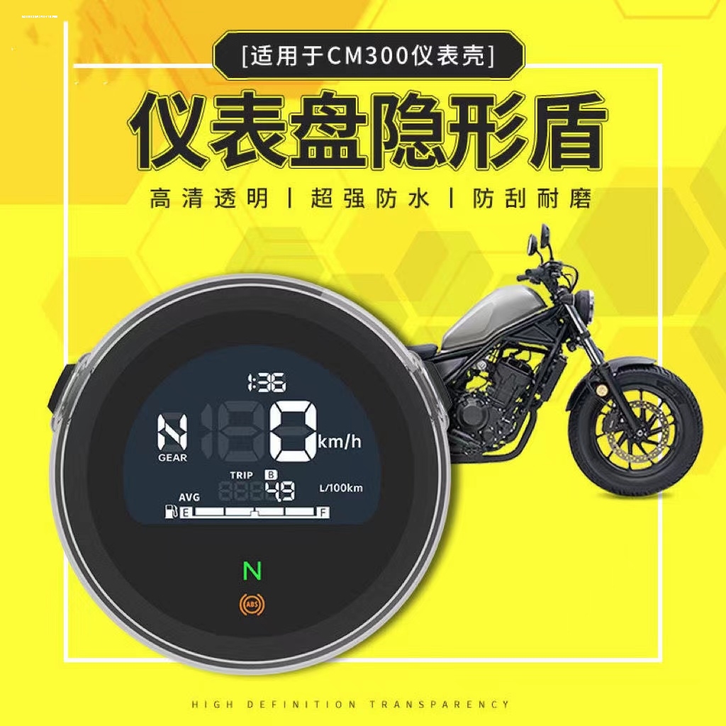 适用本田CM500 REBEL500叛逆者 CM300 仪表保护膜 超高清防刮 - 图1