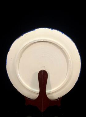 盘子摆件手工陶瓷荔枝摆件电视柜