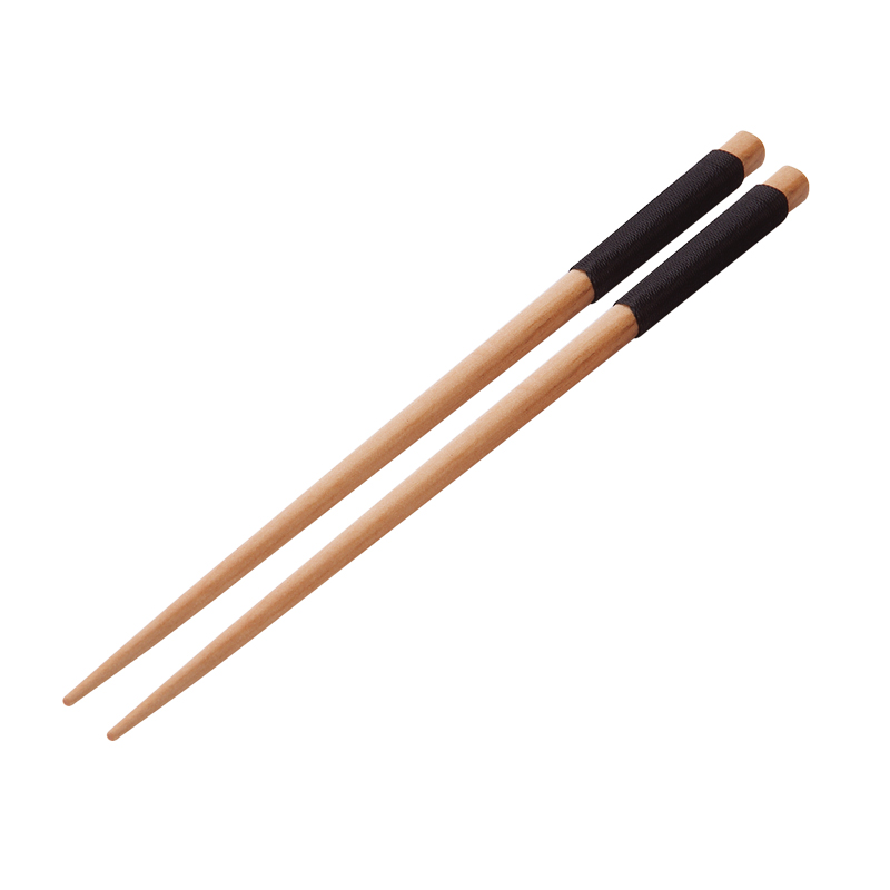 筷子家用耐高温家庭专人专用公筷餐具日式长实木尖头防滑复古木筷-图3