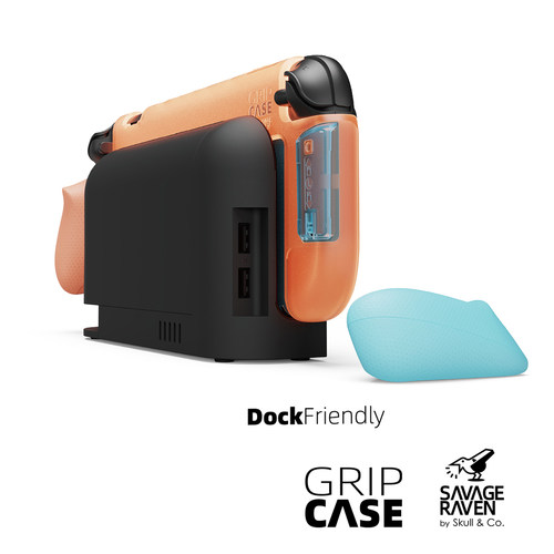 Skull & Co. 任天堂SWITCH2握把保护套GripCase2 skullco骷髅雾鸦savage raven NS2保护壳直插底座 - 图2