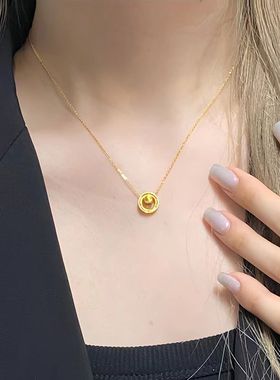 时来转运项链女2023新款金色