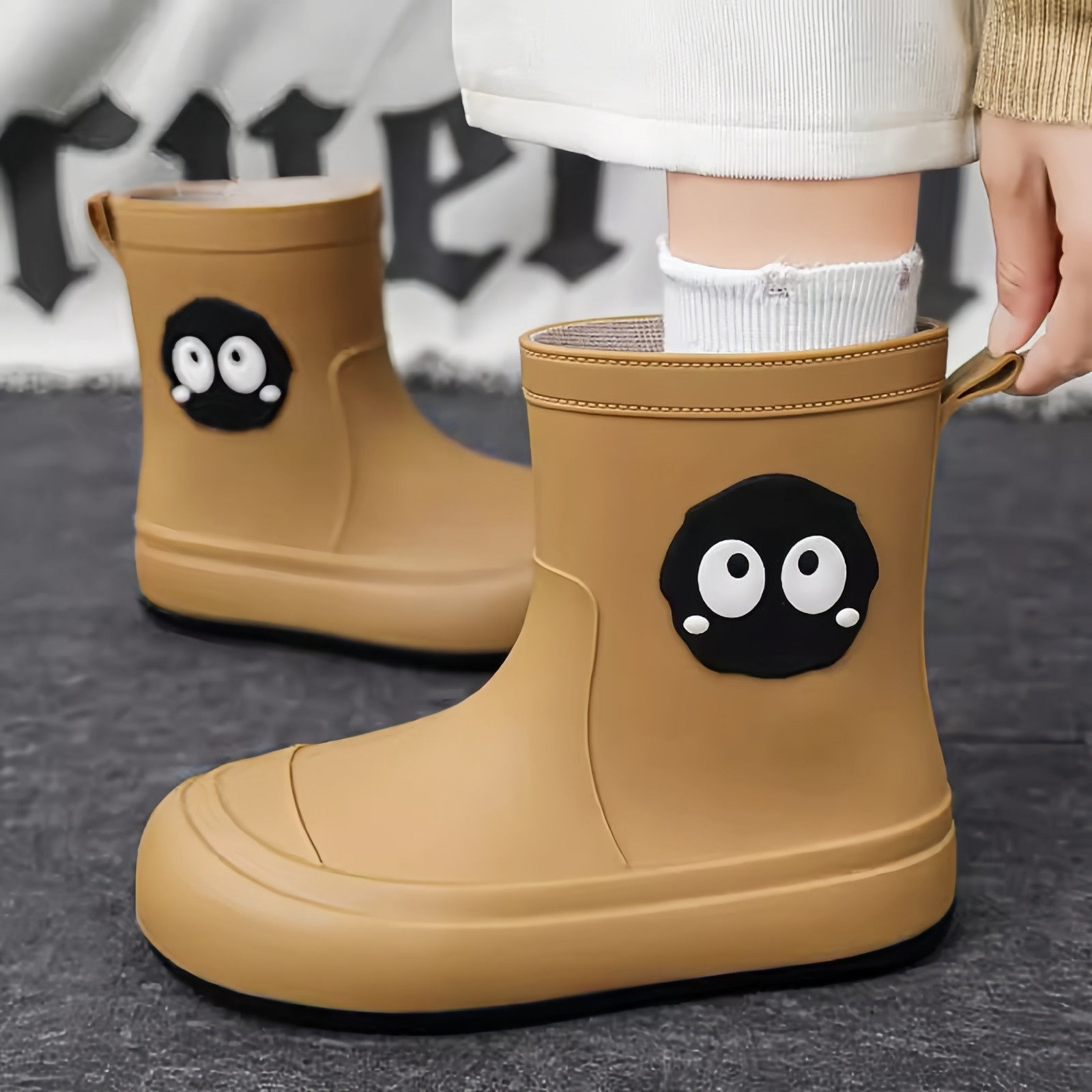 雨鞋女款2025新款成人水鞋防水防滑中筒雨靴外穿耐磨套脚亲子儿童,淘宝优惠券,粉丝福利购,淘宝优惠卷