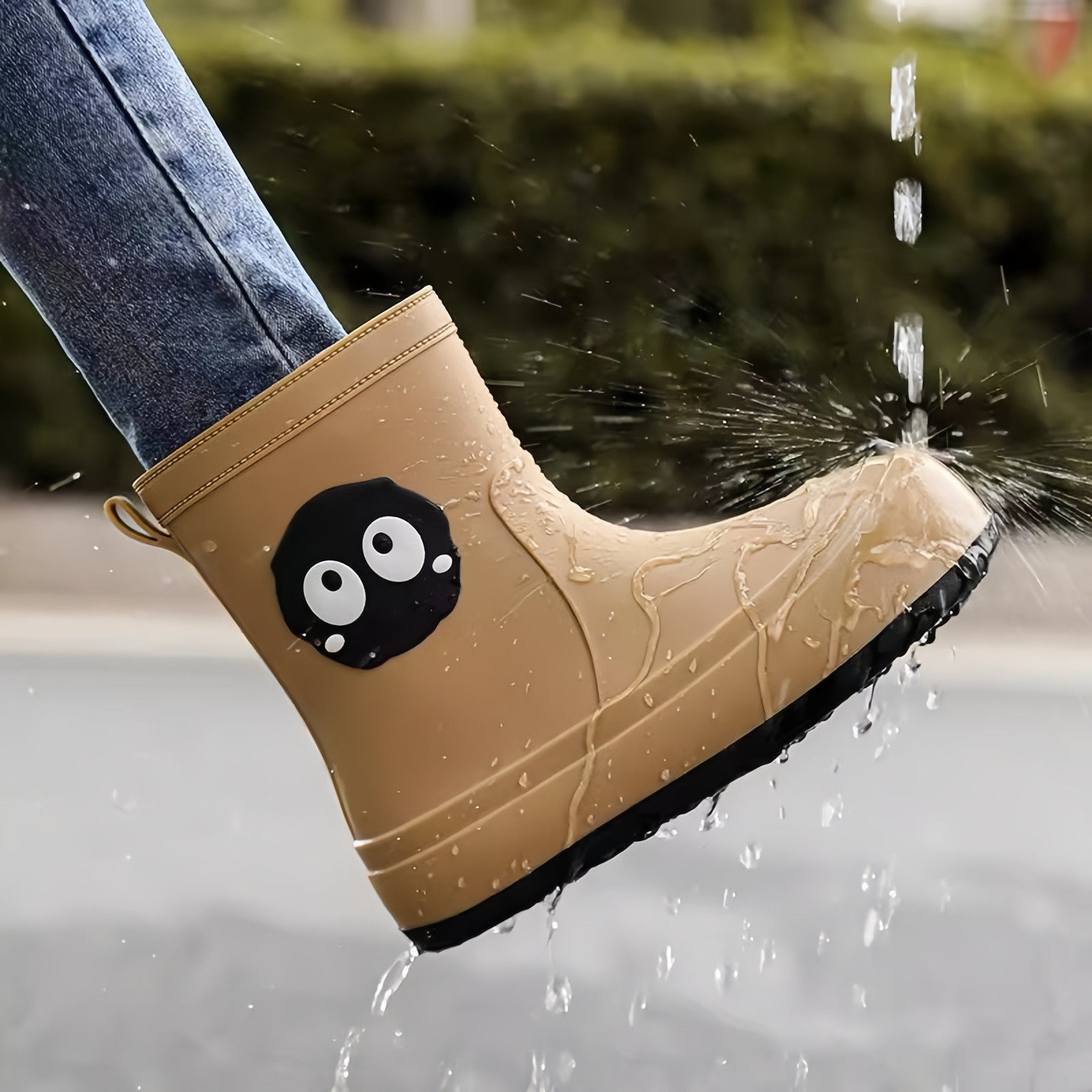 雨鞋女款2025新款成人水鞋防水防滑中筒雨靴外穿耐磨套脚亲子儿童,淘宝优惠券,粉丝福利购,淘宝优惠卷