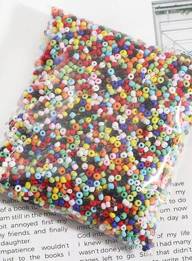 实色米珠散珠手工玻璃diy