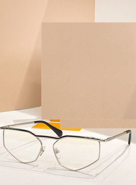 金属多边形遮阳墨镜防紫外线男女