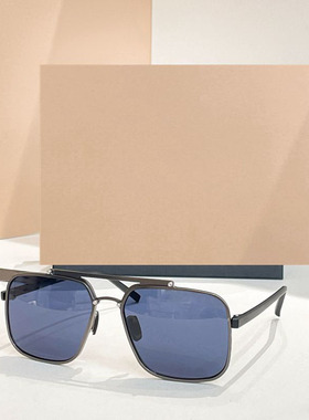 夏季金属方形遮阳太阳镜男女显瘦